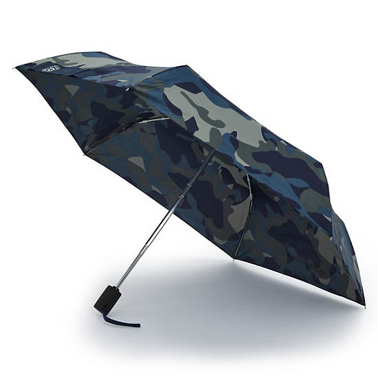 Accesorios Kipling New Printed Umbrella Auto Open Grises Camuflados | MX 1711EB